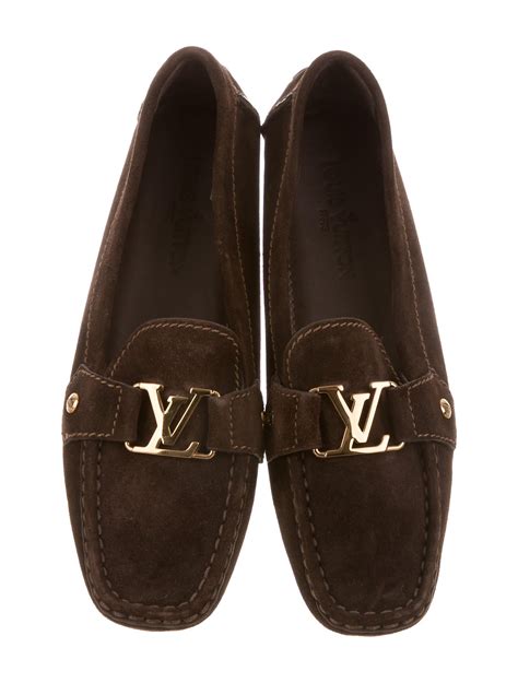 louis vuitton loafers white|louis vuitton suede loafers.